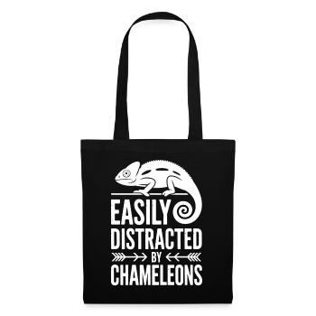 Chameleons Sayings Funny Chameleons Gift - Tote Bag - black - Front