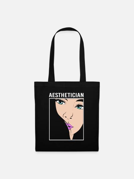 Kosmetikerin Make-up Kosmetik - Stoffbeutel - Schwarz