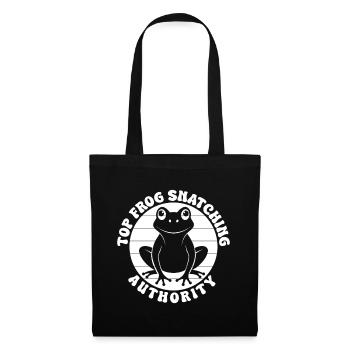 Frog Catcher Top Frog Snatching Authority Frog - Tote Bag - black - Front