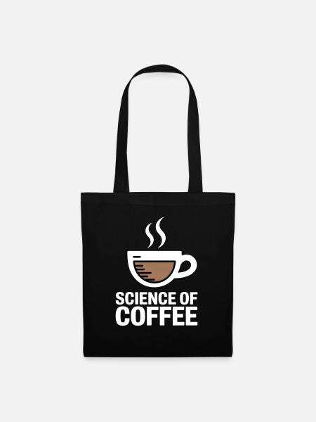 Science Of Coffee Espresso Ritual - Stoffbeutel - Schwarz