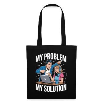 Remote Developer My Problem My Pictogram Mom Dad - Tote Bag - black - Front