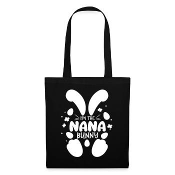 Nana Bunny: Grandkid Favorite - Tote Bag - black - Front