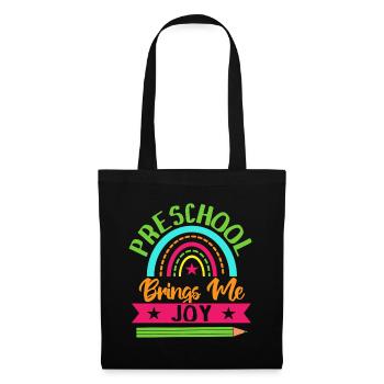 Maître de maternelle m’apporte de la joie Maître de maternelle - Sac en tissu - noir - Devant