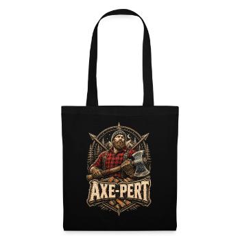 Lumberjack Lumberjack Lumberjack Axe-Pert - Tote Bag - black - Front