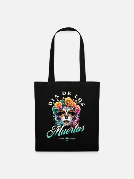 Dia De Los Muertos - Stoffbeutel - Schwarz