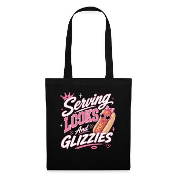 Glizzy Fan Hot Dog Sausage Enthusiast - Tote Bag - black - Front