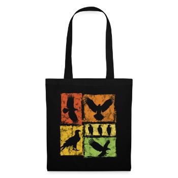 Eagle Retro Graphic - Tote Bag - black - Front