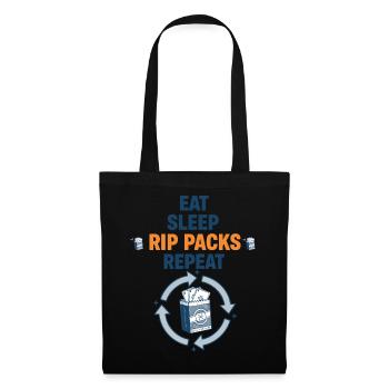 Eat Sleep Rip Packs Repeat Trading Card Booster - Tote Bag - black - Front