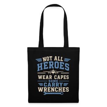 Aircraft Mechanic Aviation Technology Maintenance - Tote Bag - black - Front