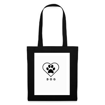Dog love - Tote Bag - black - Front