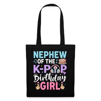 Nephew of The K-Pop Birthday Girl - Tote Bag - black - Front