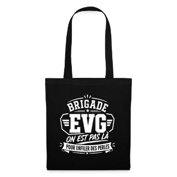 Brigade EVG pas là pour enfiler des perles - Sac en tissu - noir - Devant