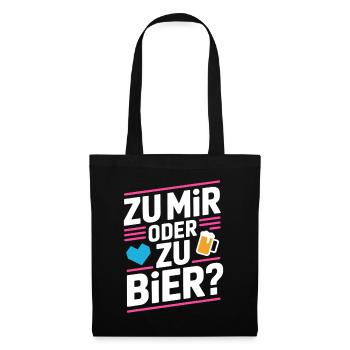 beer to me or to beer flirt single party malle - Tote Bag - black - Front