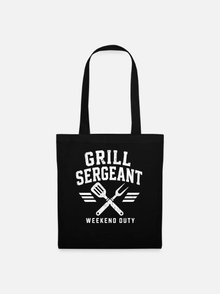 Grill Sergeant BBQ Shirt - Stoffbeutel - Schwarz