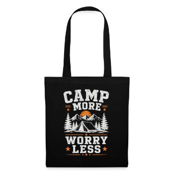 Camp Plus Inquiétude Moins Chemise - Sac en tissu - noir - Devant