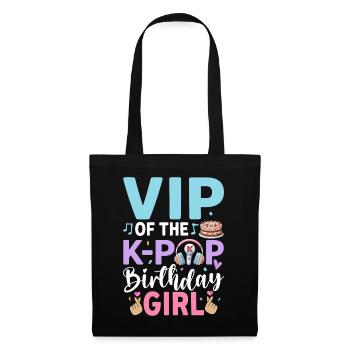 VIP Of The K-Pop Birthday Girl - Tote Bag - black - Front