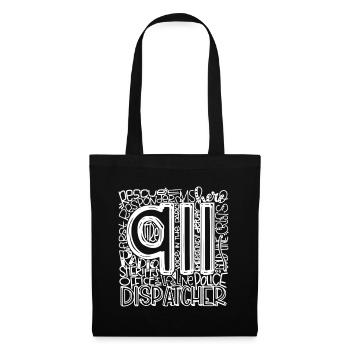 Glyph Dispatcher Word Cloud - Tote Bag - black - Front