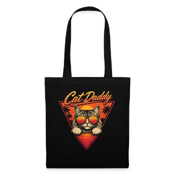 Cat Daddy, Cat Dad, Cat Dad - Tote Bag - black - Front