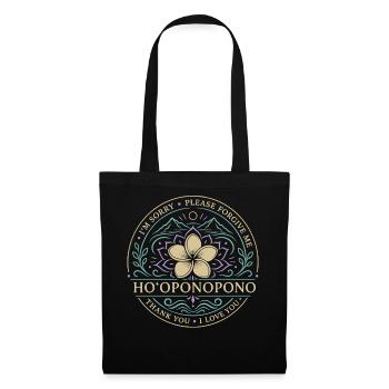 Guérison Hooponopono - Sac en tissu - noir - Devant