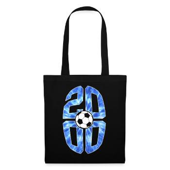 26 YEARS BORN 2000 FOOTBALL 26TH BIRTHDAY - Tote Bag - black - Front