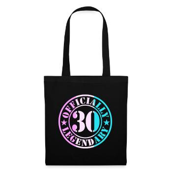 30th Birthday 30 Years Man Woman Level 30 - Tote Bag - black - Front