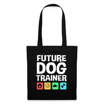 Hundetrainer - Stoffbeutel - Schwarz - Vorne