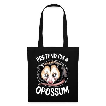 Opossum Sayings Possum Funny Opossum Gift - Tote Bag - black - Front