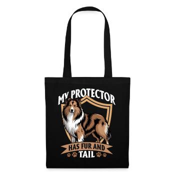 Shetland Sheepdog Sheltie Dog Breed - Tote Bag - black - Front