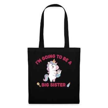 Gender Reveal Im Going To Be A Big Sister - Tote Bag - black - Front
