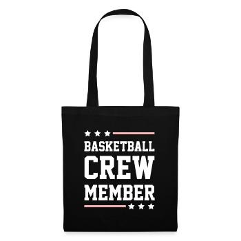 Équipe de basket-ball - Sac en tissu - noir - Devant
