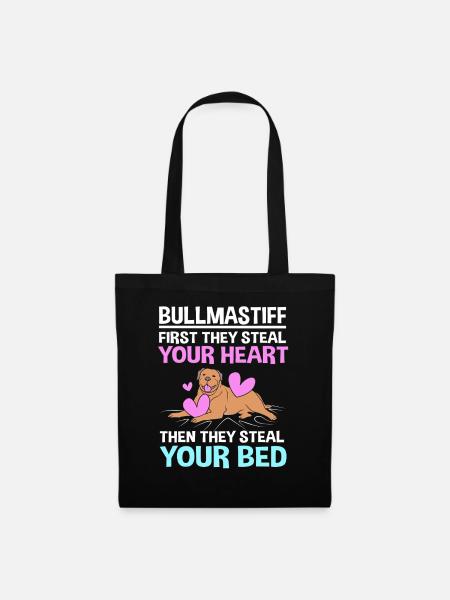 Bullmastiff - Stoffbeutel - Schwarz