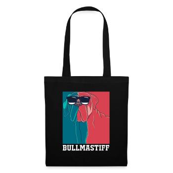 Bullmastiff Dog - Tote Bag - black - Front