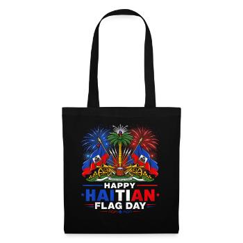 Festive Haitian Flag Festival - Tote Bag - black - Front