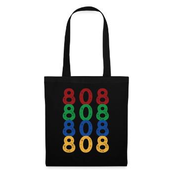 Happy 808 Day - Tote Bag - black - Front