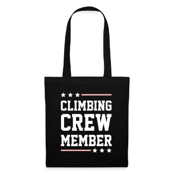 Climbing Crew - Stoffbeutel - Schwarz - Vorne