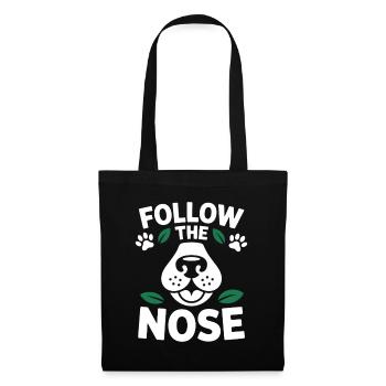 Follow The Nose Dog Nose Work Fun - Tote Bag - black - Front