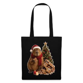 Christmas Capybara Advent Magic - Tote Bag - black - Front