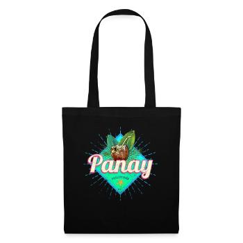 Panay Philippines Vintage Island Filipino Souvenir - Sac en tissu - noir - Devant