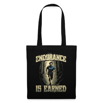 Marathon Marathon Runners Running - Sac en tissu - noir - Devant