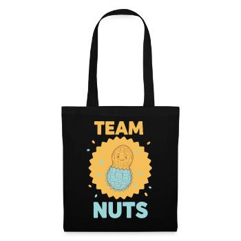 Geschlechterenthüllung Babyparty Team Junge Team Blaues Team - Stoffbeutel - Schwarz - Vorne