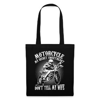 Secret Motorcycle Sweetheart Non révélé - Sac en tissu - noir - Devant