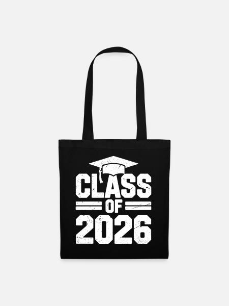class of 2026 - Stoffbeutel - Schwarz