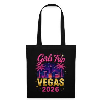 Girls Trip Vegas 2026 - Stoffbeutel - Schwarz - Vorne