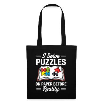Thriller Books Crime Readers Mystery Bookworm - Tote Bag - black - Front