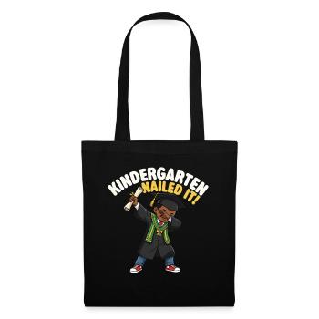 Kindergarten Nail It Graduate Boy - Stoffbeutel - Schwarz - Vorne