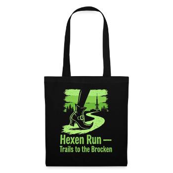 Hexen Run -Trails to the Brocken - Harz Design - Tote Bag - black - Front