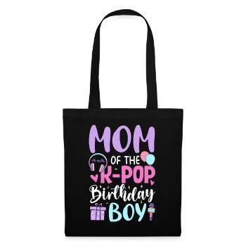 Maman du garçon anniversaire de la K-Pop - Sac en tissu - noir - Devant