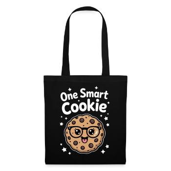 One Smart Cookie - Smart Cookie with Glasses - Tote Bag - black - Front