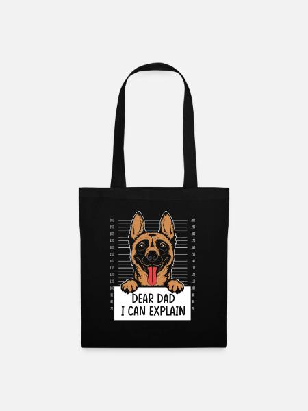 Belgischer Malinois - Stoffbeutel - Schwarz
