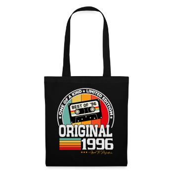 Original 1996 Vintage Rétro Cadeau d’anniversaire - Sac en tissu - noir - Devant